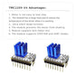 TMC2209 V4.0 Stepper Motor Driver with Heat Sink